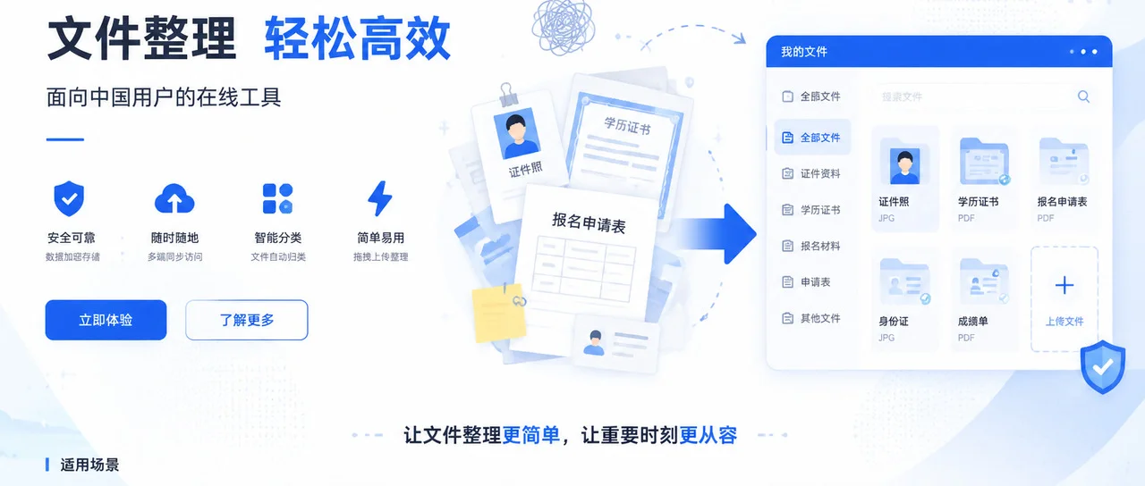 考研报名材料电子化:证件照裁剪+证明合并,6个免费工具搞定网上报名