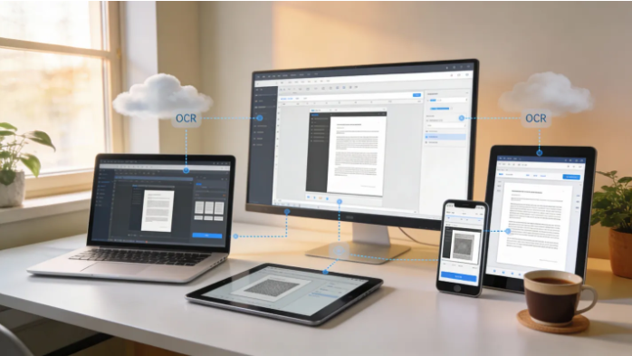 参考页配图：多端 OCR 协作场景