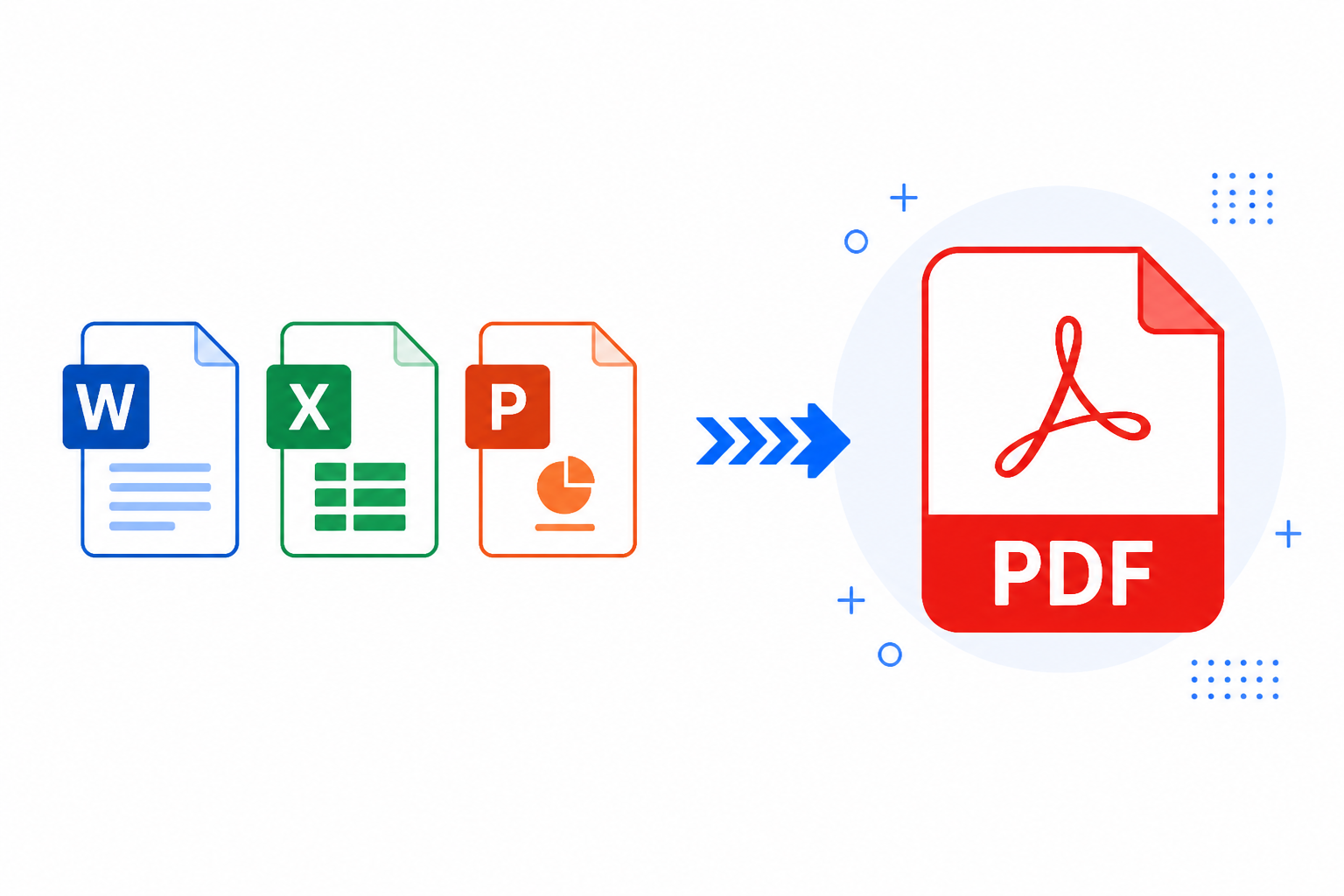 Word/PPT/Excel转PDF — 办公三件套转PDF实战避坑
