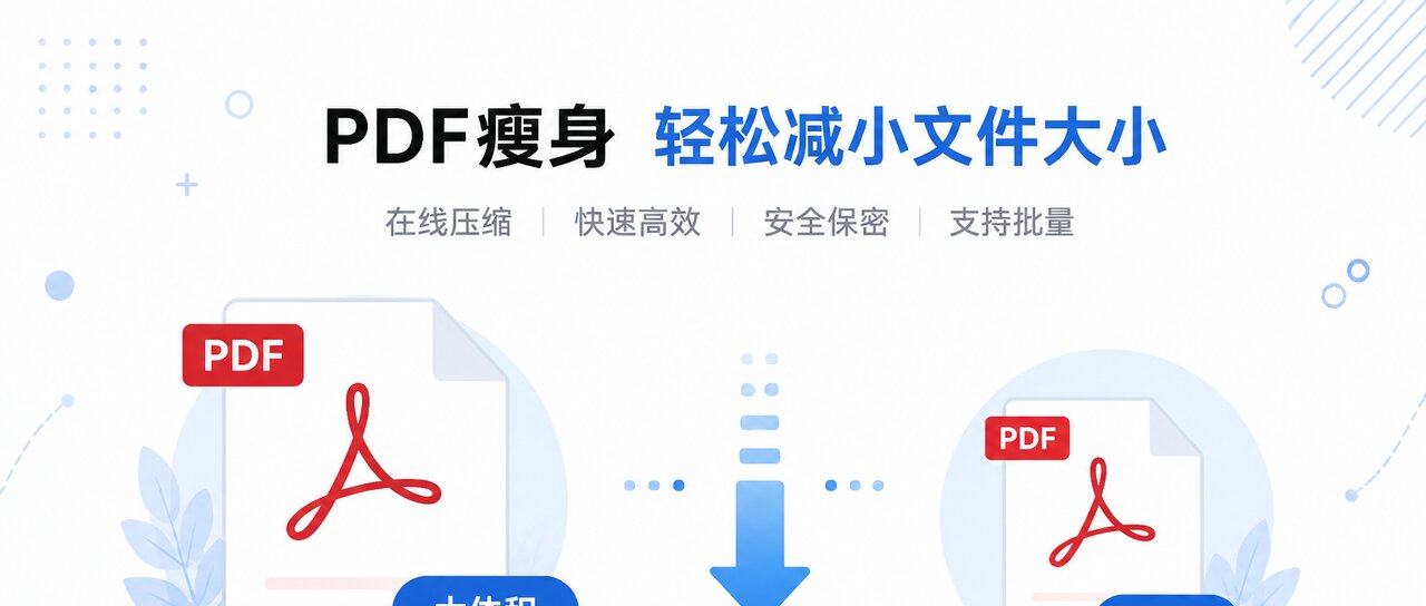 PDF文件太大怎么办？4个免费方法给PDF瘦身，不用装任何软件