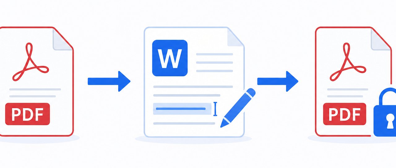 PDF转Word编辑完怎么发出去?加密、加水印、加页码一条龙