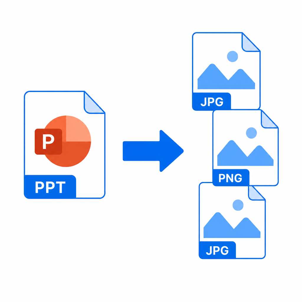 PPT转图片工作流:PPT文件→转换→导出为多张高清JPG/PNG图片