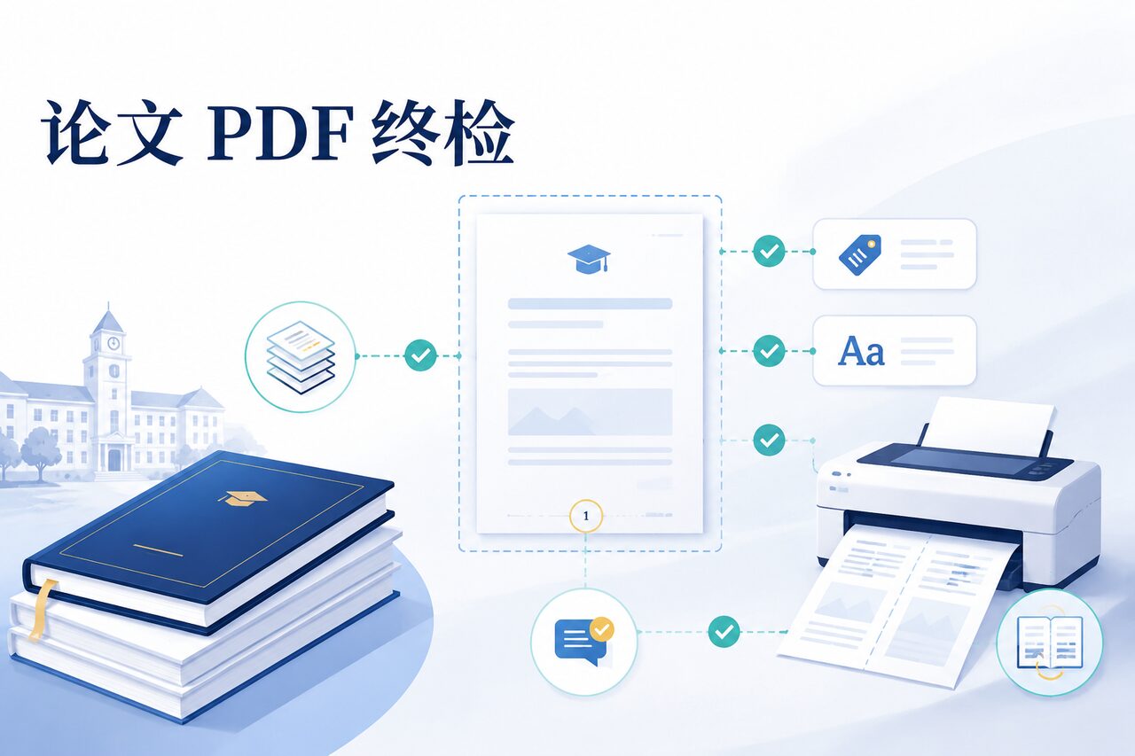 毕业论文 PDF 提交前终检清单