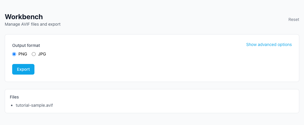 AVIF 轉 PNG/JPG - 添加 AVIF