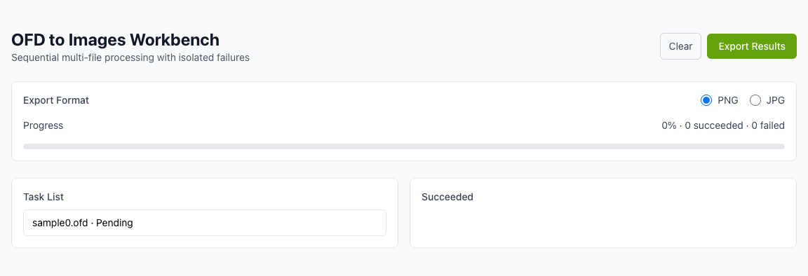 OFD to Images - Upload OFD