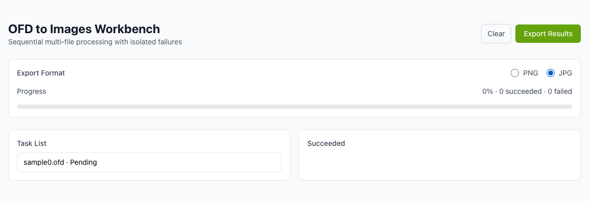 OFD to Images - Convert Automatically