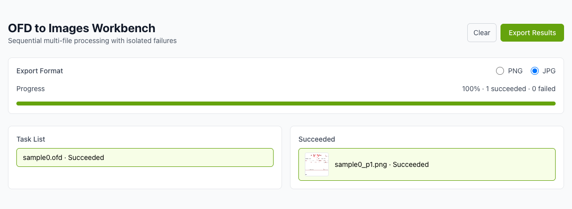 OFD to Images - Download