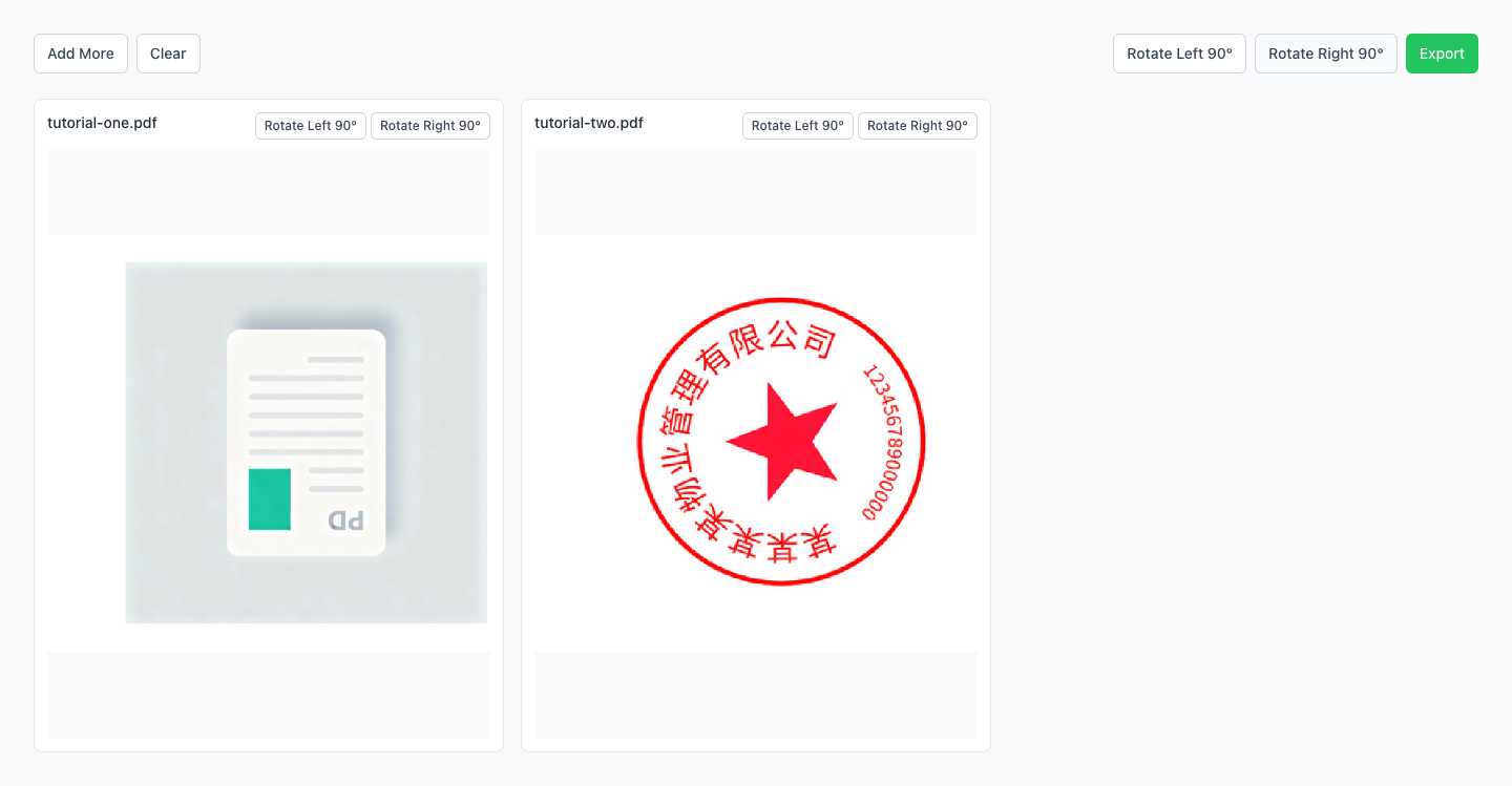 PDF 旋轉 - 轉到正確方向